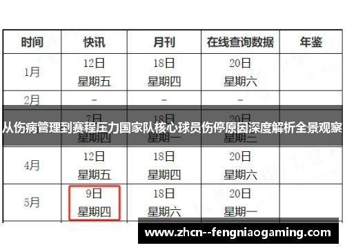 从伤病管理到赛程压力国家队核心球员伤停原因深度解析全景观察 从伤病管理到赛程压力国家队核心球员伤停原因深度解析全景观察