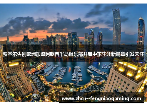 费基尔告别欧洲加盟阿联酋半岛俱乐部开启中东生涯新篇章引发关注 费基尔告别欧洲加盟阿联酋半岛俱乐部开启中东生涯新篇章引发关注